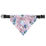 Blossom Floral Flower Pattern Print Over The Collar Dog Bandana