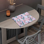 Blossom Floral Flower Pattern Print Placemat