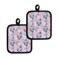 Blossom Floral Flower Pattern Print Pot Holders