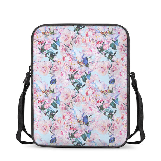 Blossom Floral Flower Pattern Print Rectangular Crossbody Bag