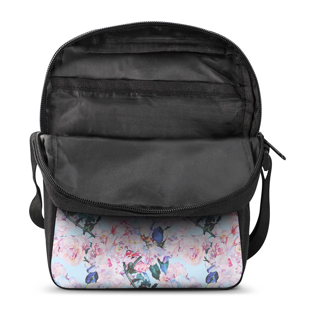 Blossom Floral Flower Pattern Print Rectangular Crossbody Bag