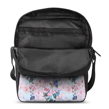 Blossom Floral Flower Pattern Print Rectangular Crossbody Bag