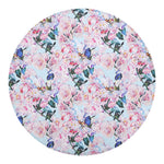 Blossom Floral Flower Pattern Print Round Blanket