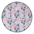 Blossom Floral Flower Pattern Print Round Floor Mat