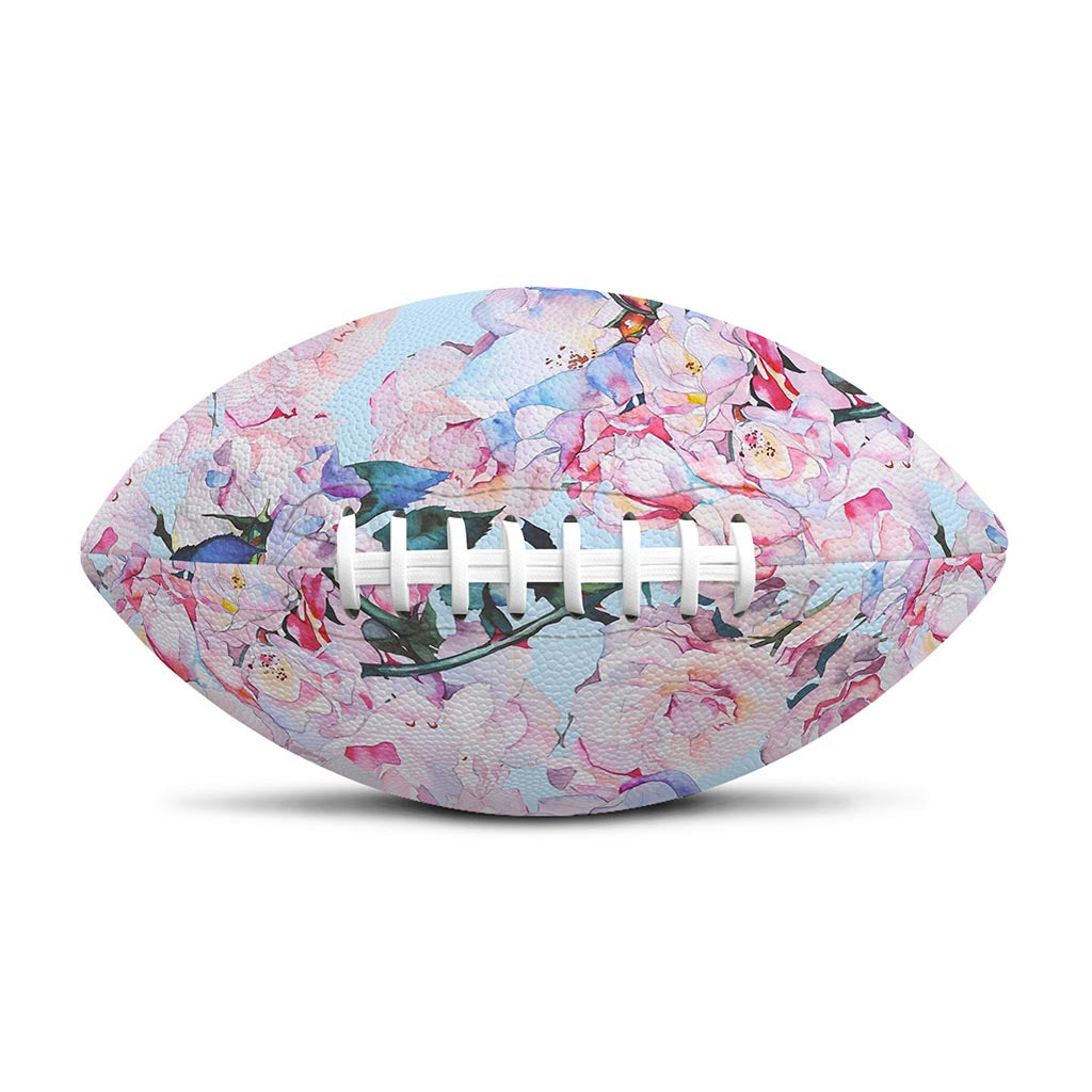 Blossom Floral Flower Pattern Print Rugby Ball