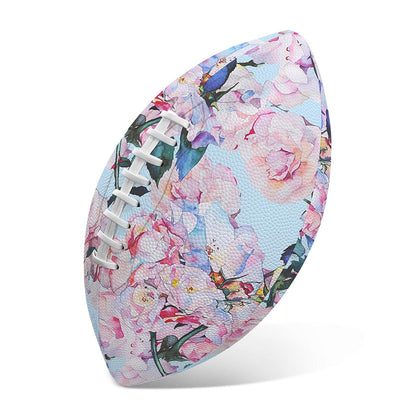 Blossom Floral Flower Pattern Print Rugby Ball