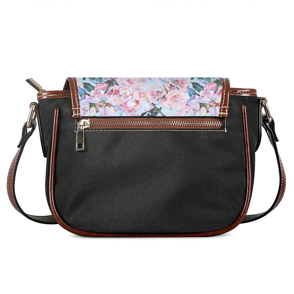 Blossom Floral Flower Pattern Print Saddle Bag