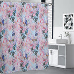 Blossom Floral Flower Pattern Print Shower Curtain