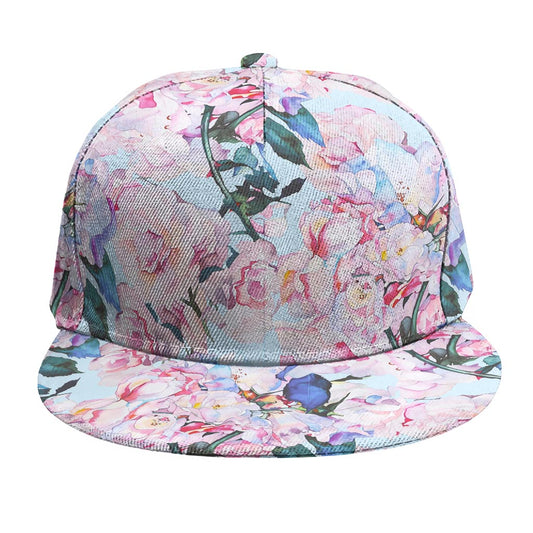 Blossom Floral Flower Pattern Print Snapback Cap