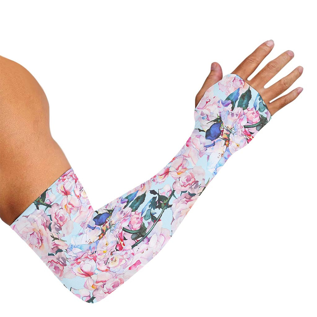 Blossom Floral Flower Pattern Print Sun Protection Arm Sleeves