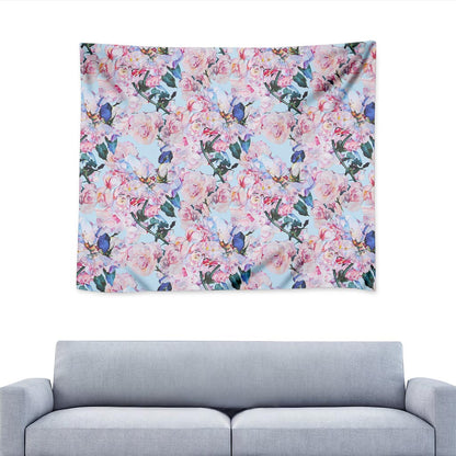 Blossom Floral Flower Pattern Print Tapestry