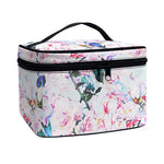 Blossom Floral Flower Pattern Print Travel Makeup Bag