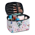 Blossom Floral Flower Pattern Print Travel Makeup Bag