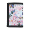 Blossom Floral Flower Pattern Print Trifold Wallet