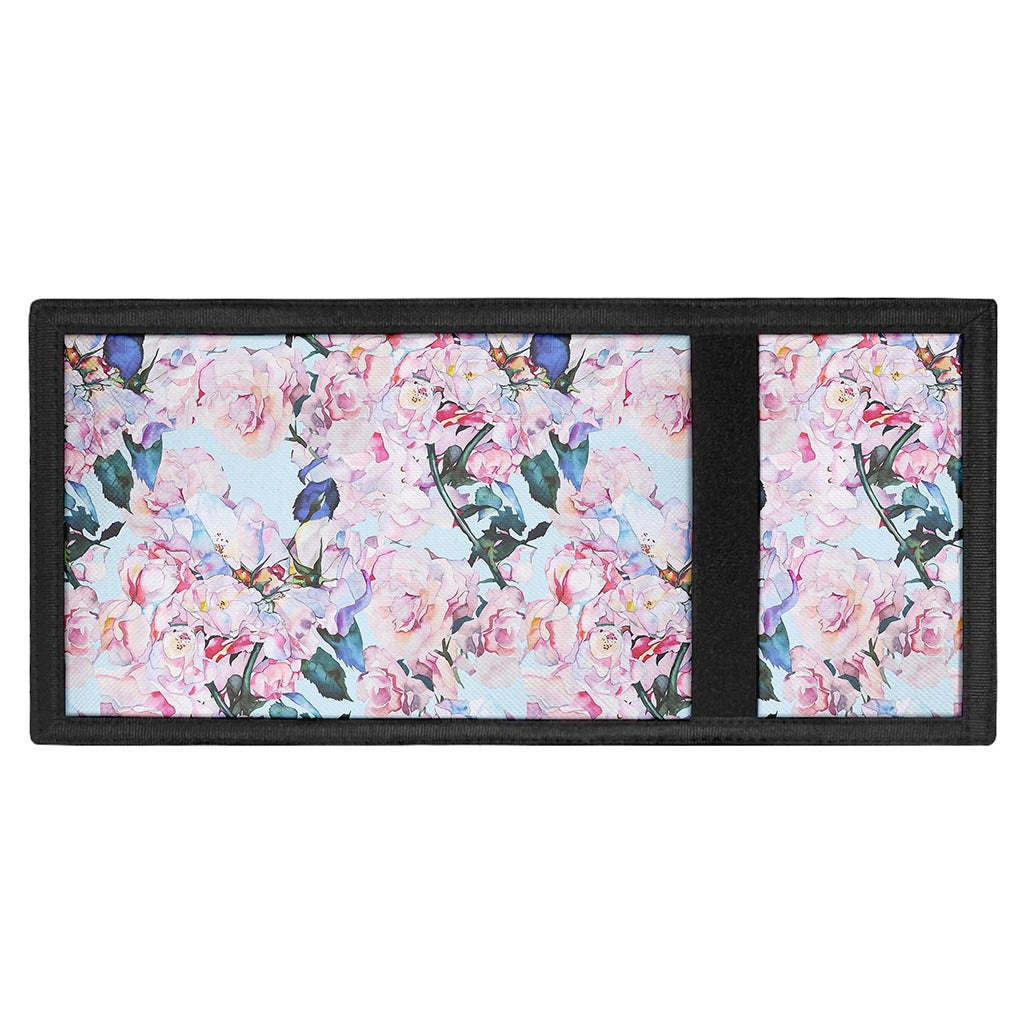 Blossom Floral Flower Pattern Print Trifold Wallet