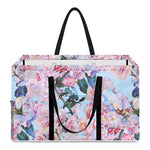 Blossom Floral Flower Pattern Print Utility Tote Bag