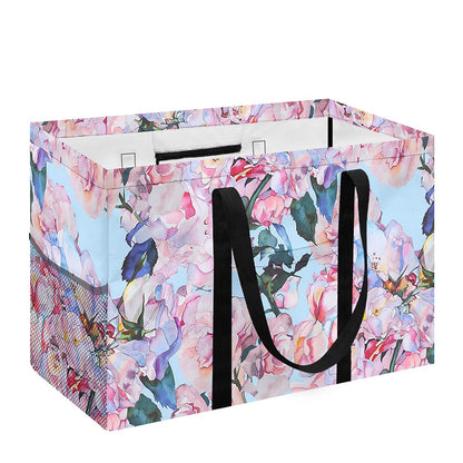 Blossom Floral Flower Pattern Print Utility Tote Bag