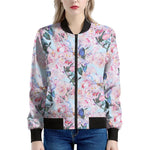 Blossom Floral Flower Pattern Print Women's Bomber Jacket