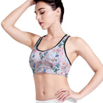 Blossom Floral Flower Pattern Print Women's Sports Bra