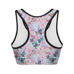 Blossom Floral Flower Pattern Print Women's Sports Bra
