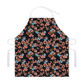 Blossom Flower Butterfly Print Adjustable Apron