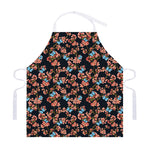 Blossom Flower Butterfly Print Adjustable Apron