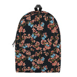 Blossom Flower Butterfly Print Backpack