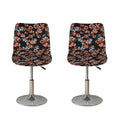 Blossom Flower Butterfly Print Bar Stool Covers