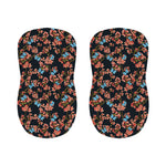 Blossom Flower Butterfly Print Bar Stool Covers