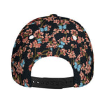 Blossom Flower Butterfly Print Baseball Cap