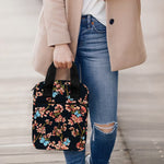 Blossom Flower Butterfly Print Bible Tote Bag