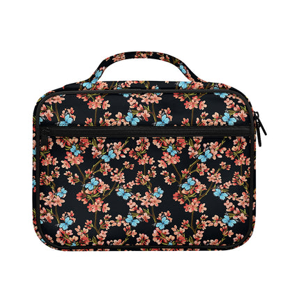 Blossom Flower Butterfly Print Briefcase Bible Bag