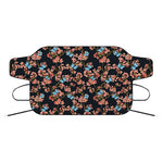 Blossom Flower Butterfly Print Car Windshield Snow Cover