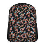 Blossom Flower Butterfly Print Casual Backpack