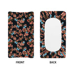 Blossom Flower Butterfly Print Changing Pad Cover