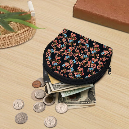 Blossom Flower Butterfly Print Coin Purse