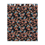 Blossom Flower Butterfly Print Curtain