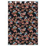 Blossom Flower Butterfly Print Curtain