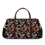 Blossom Flower Butterfly Print Duffle Bag