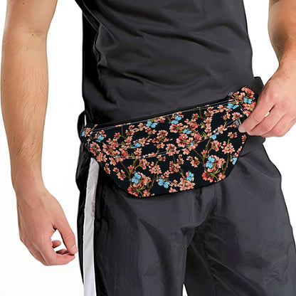 Blossom Flower Butterfly Print Fanny Pack