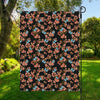 Blossom Flower Butterfly Print Garden Flag