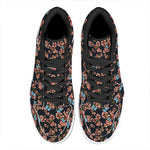 Blossom Flower Butterfly Print High Top Leather Sneakers