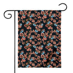 Blossom Flower Butterfly Print House Flag