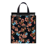 Blossom Flower Butterfly Print Insulated Lunch Tote