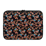 Blossom Flower Butterfly Print Laptop Sleeve