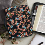 Blossom Flower Butterfly Print Leather Bible Cover