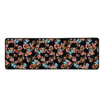 Blossom Flower Butterfly Print Long Kitchen Mat