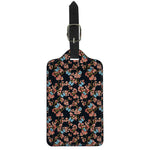 Blossom Flower Butterfly Print Luggage Tag
