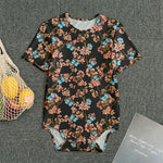 Blossom Flower Butterfly Print Men's Bodysuit