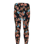 Blossom Flower Butterfly Print Men's leggings